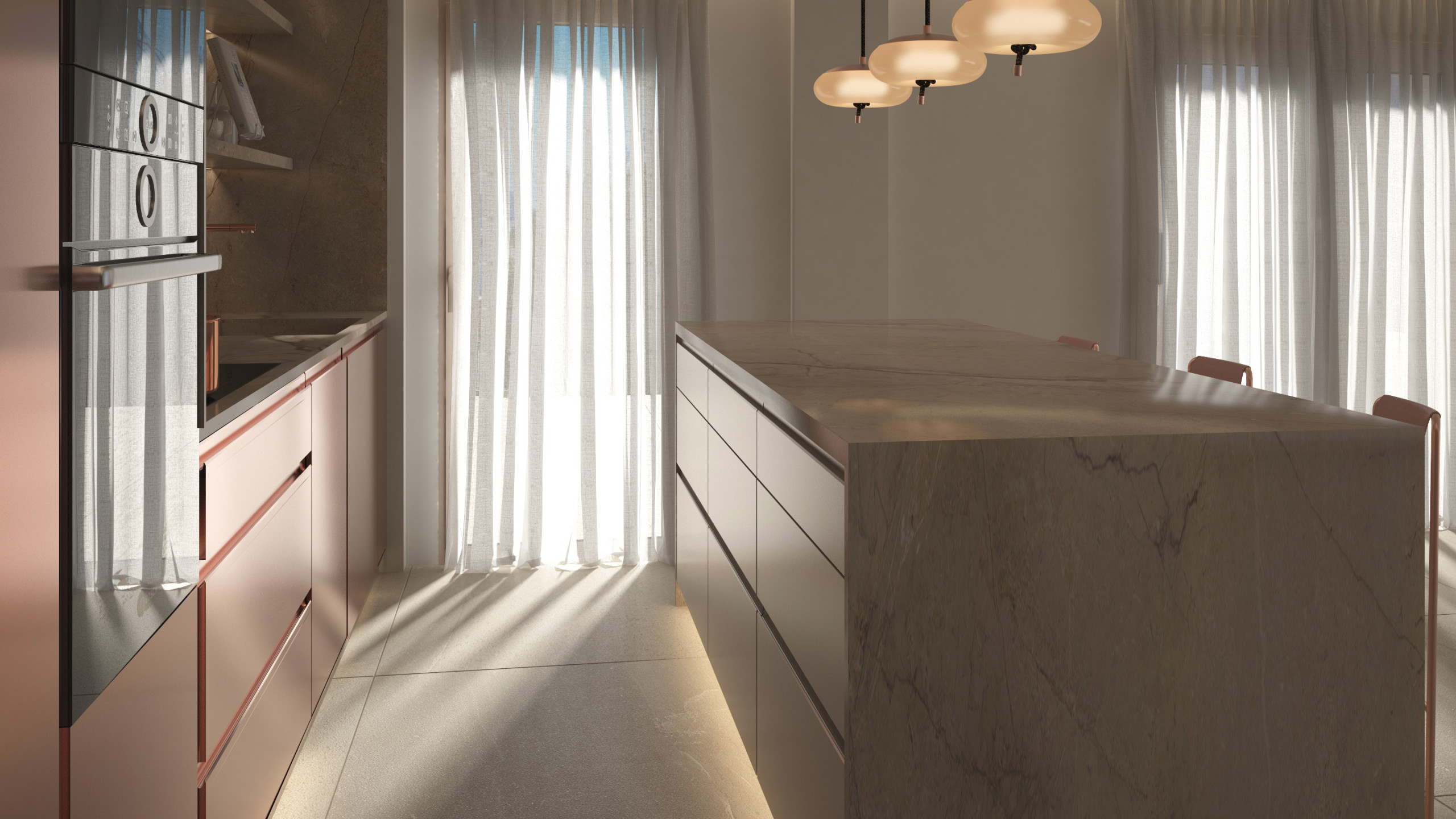Proyecto de interiorismo y reforma integral ático -Valencia