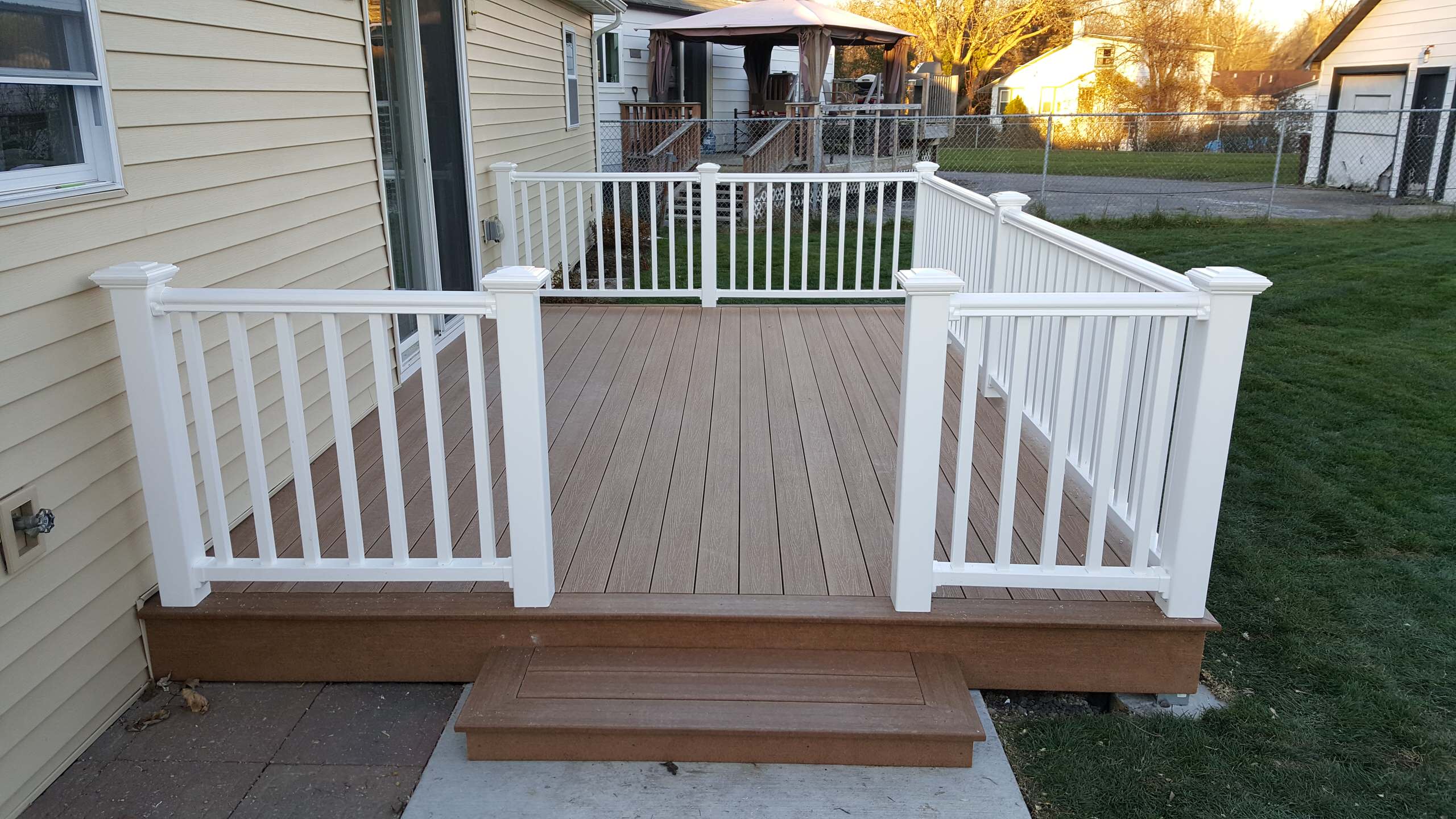 Composite deck completed