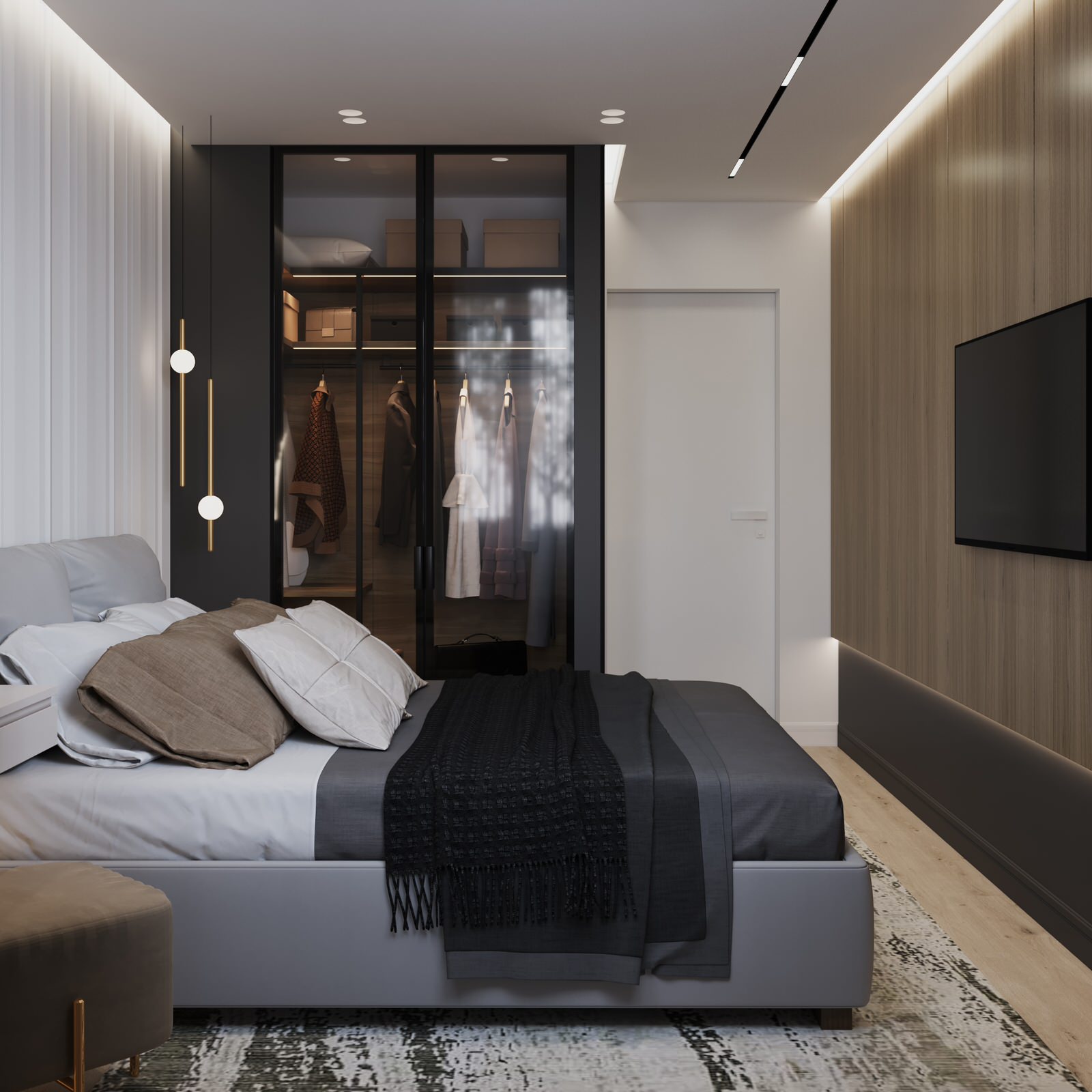 проект "Сдержанный комби на 87м2"