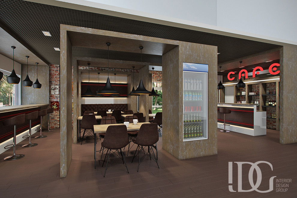 Дизайн кафе для автозаправок в Москве