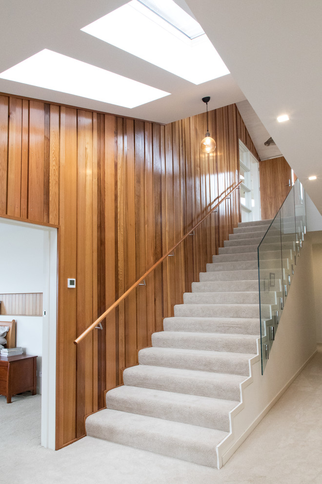 Design ideas for a large contemporary staircase in Dunedin.
