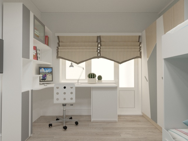 Детская комната для двух разнополых деток.