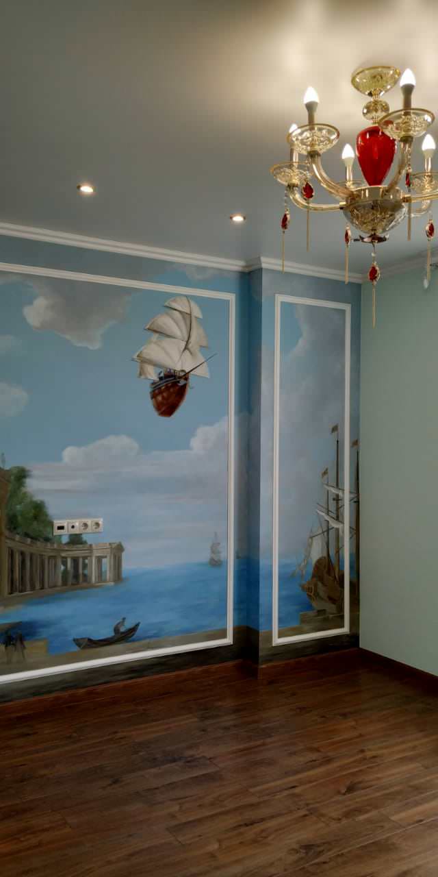 Мотивы эпохи Возрождения в современной квартире.