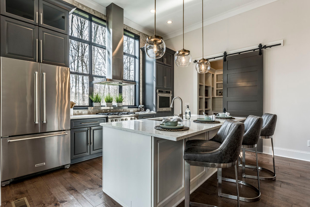 Simplified Living Custom Home in Powell, Ohio Traditional Kitchen