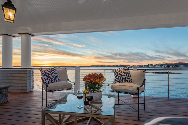 Beach Side Bungalow Remodel transitional-porch