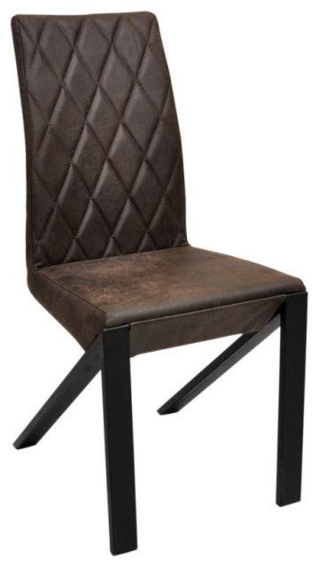 IRVIN Leather Chair, set of 2