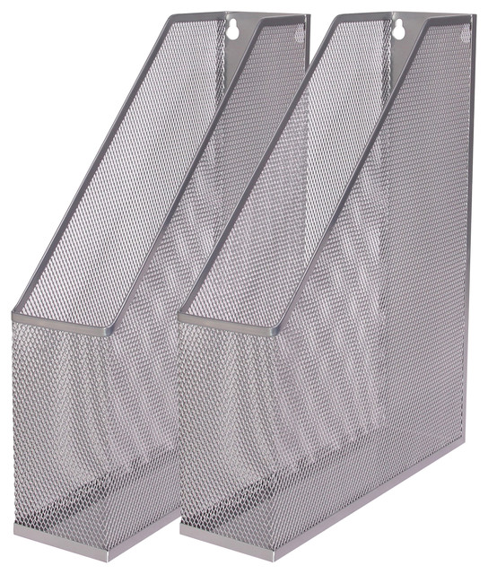 Ybm Home Silver Mesh Wall Mount File Holder 12 X10 X3 2 Pack - Mesh Wall Mounted File Holder Ybm Home Silver Mesh Wall Mount File Holder 12 X10 X3 2 Pack - Mesh Wall Mounted File Holder