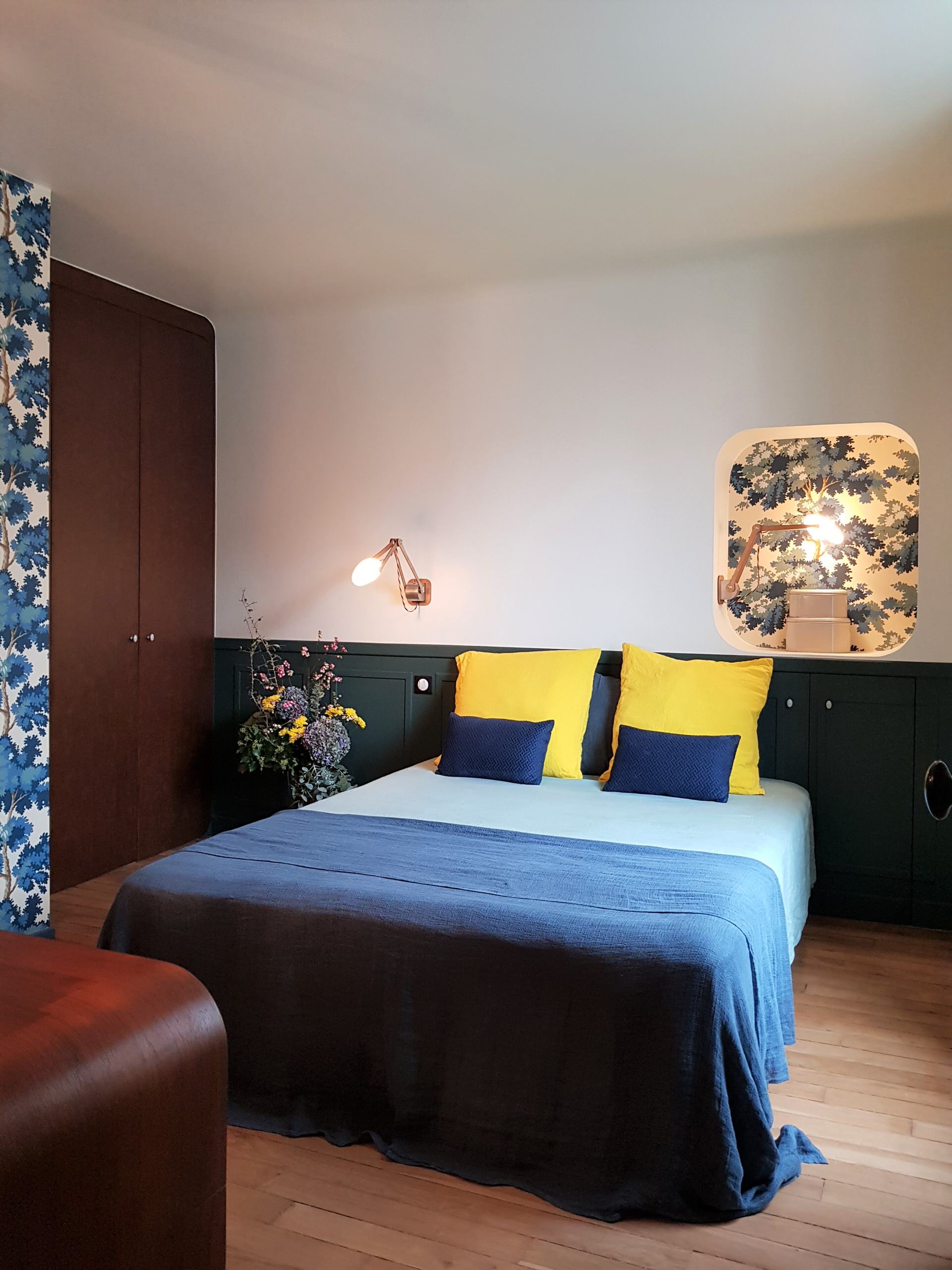 Chambre au feuillage