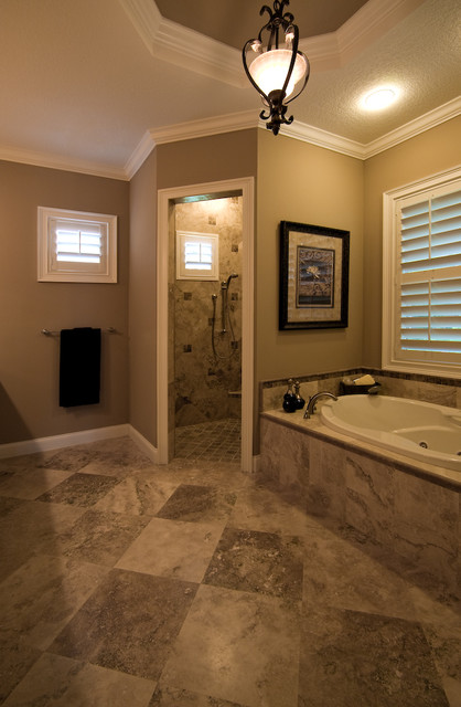 Country Classic Tiles  Traditional  Bathroom  Tampa 