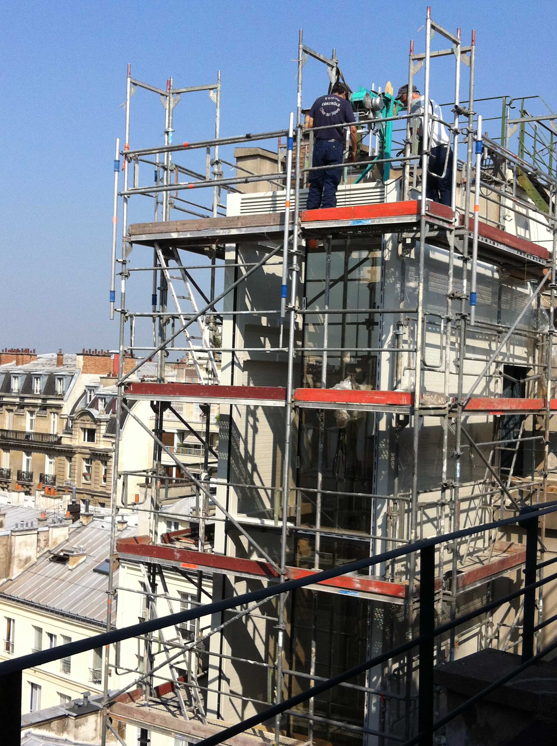 Projet création d'ascenseur