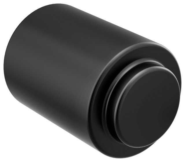 Moen Iso Drawer Knob, Matte Black - Transitional - Cabinet And Drawer ...