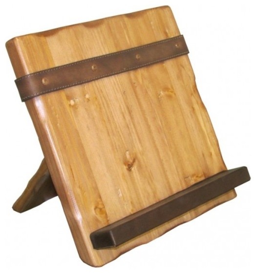 iPad/Cookbook Holder in Heritage Rustic Cookbook Stands And Recipe