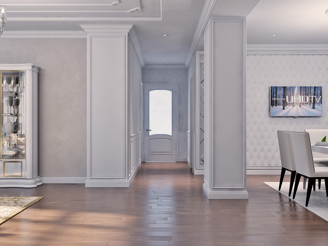 INTERIOR DESIGN OF THE APRATMENT IN APPLE CITY