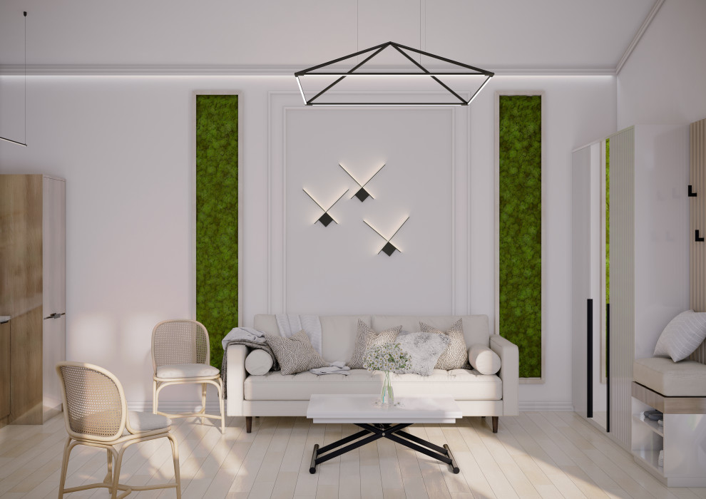 Кухня-гостиная в гостевом домике