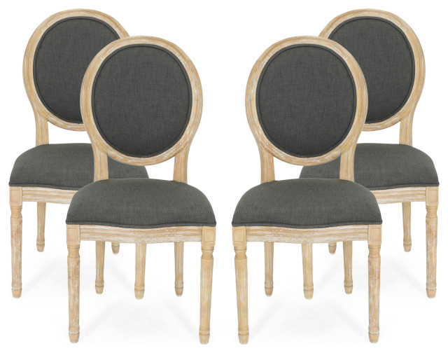 Jerome French Country Dining Chairs, Set of 4 Farmhouse Dining