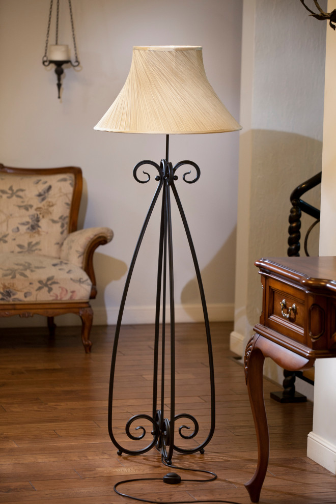 Торшер Черный