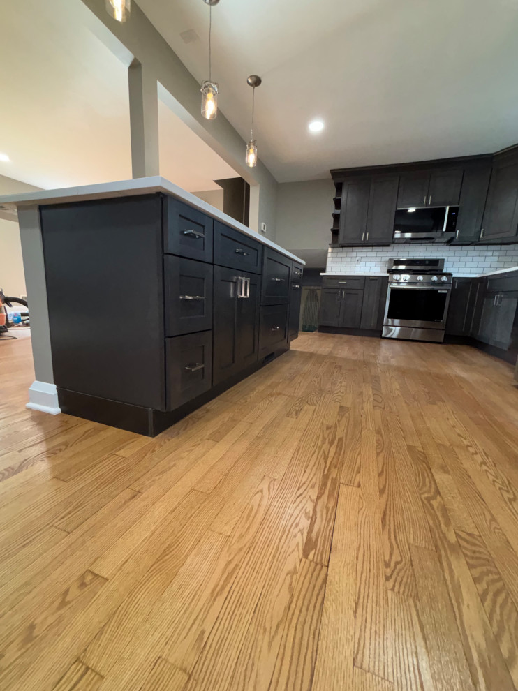 Open concept kitchen