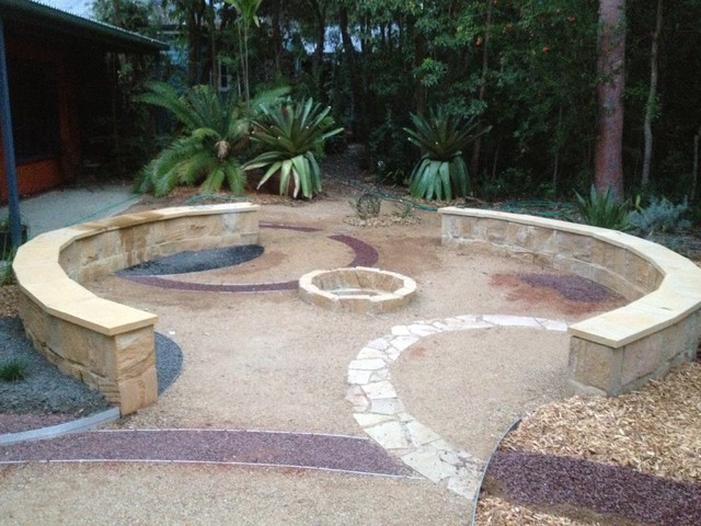 Contemporary Australian Native Garden contemporary-traedgaard