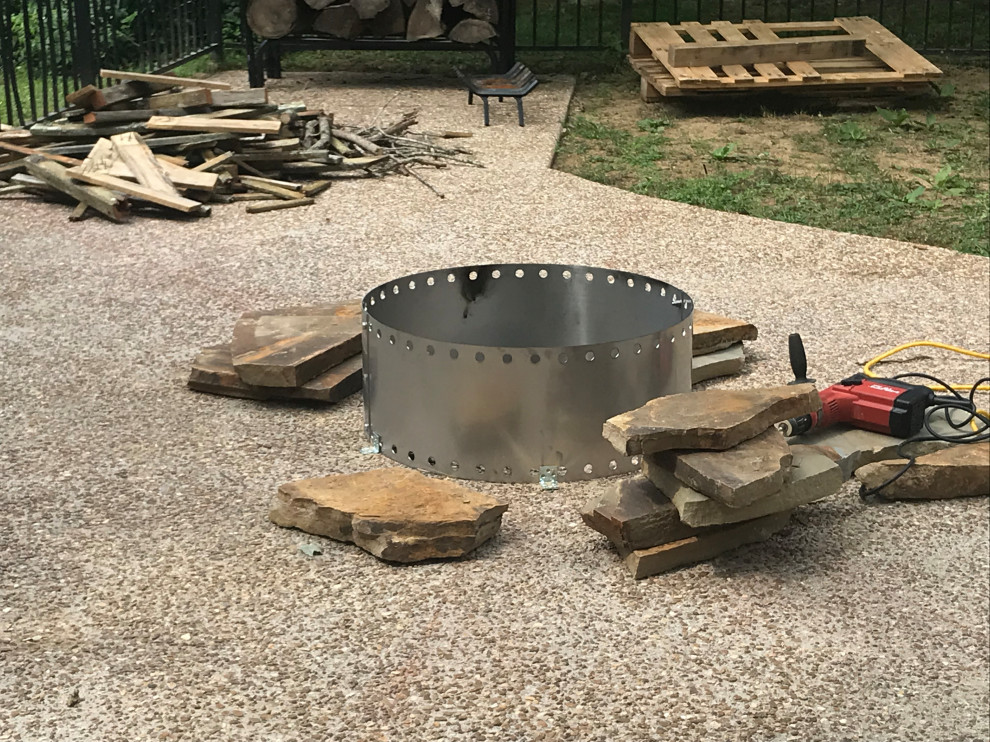 Smokeless Firepit Construction