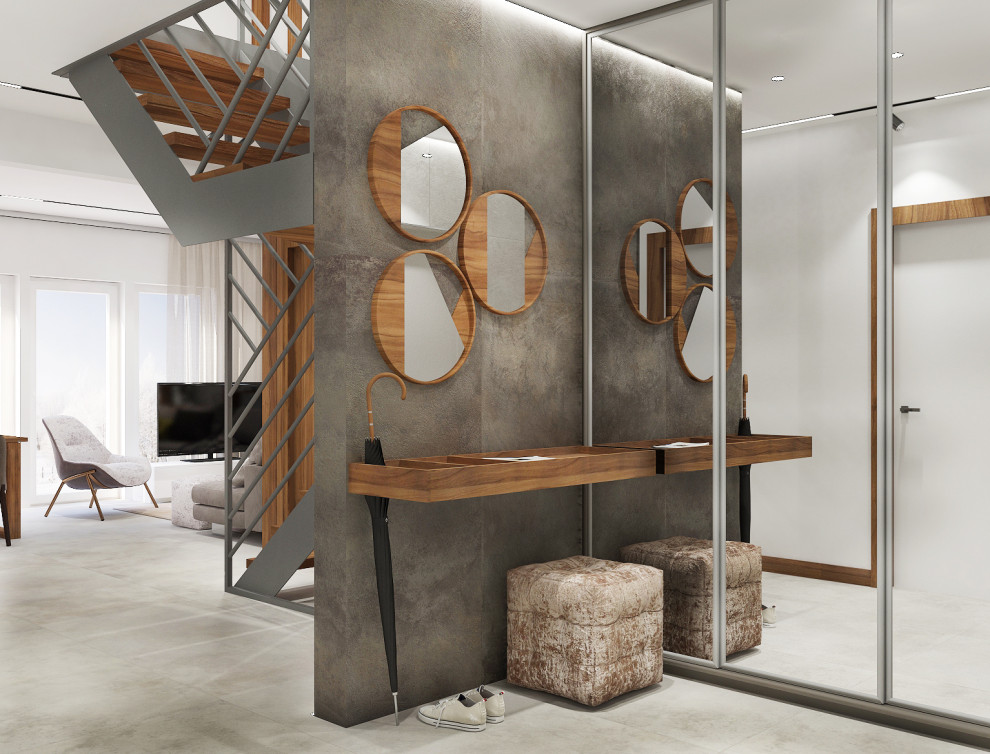 Современный двухэтажный жилой дом в Колтушах 130м2