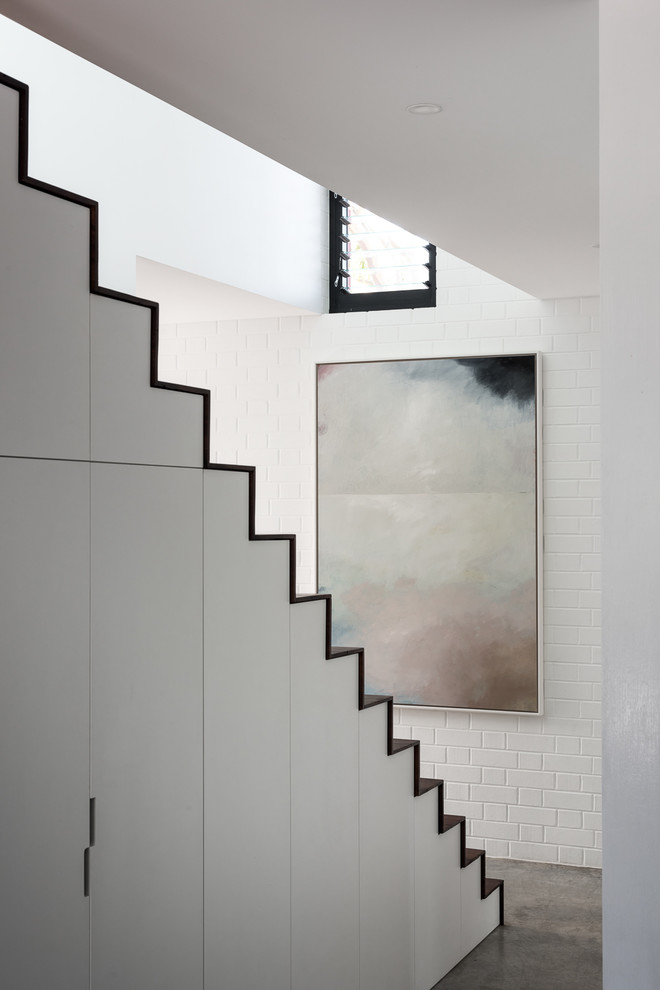Inspiration for an industrial staircase remodel in Perth