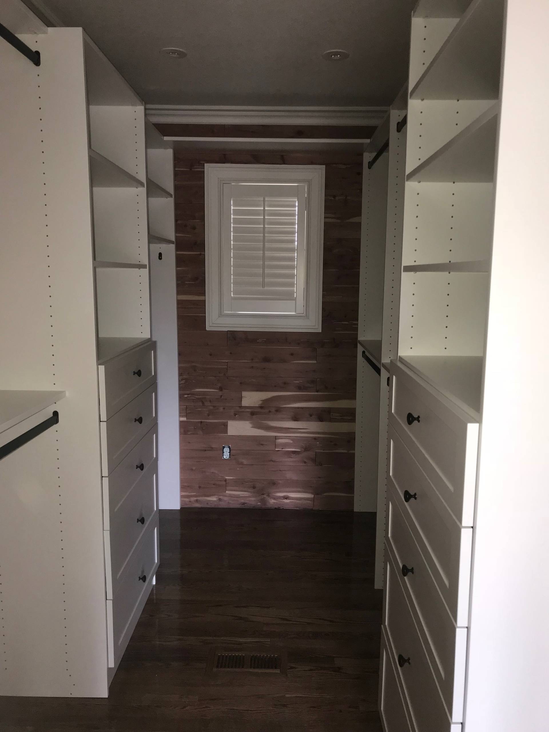 Master Closet, Vanity Cabinet & Linen Closet - Columbus NC