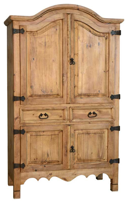 Rustic Wood Armoire Rustic Armoires And Wardrobes by san carlos imports llc Houzz