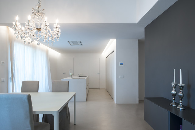 Attico con vista sulle colline marchigiane - Sassocorvaro (PU) minimalistisch-esszimmer