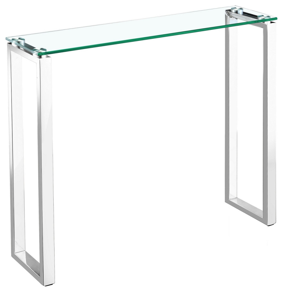 Modern Glass Console Table Contemporary Console Tables by