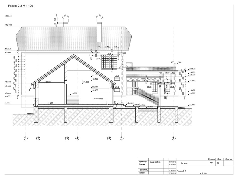 Проект дома с внутренним двориком во Владимире