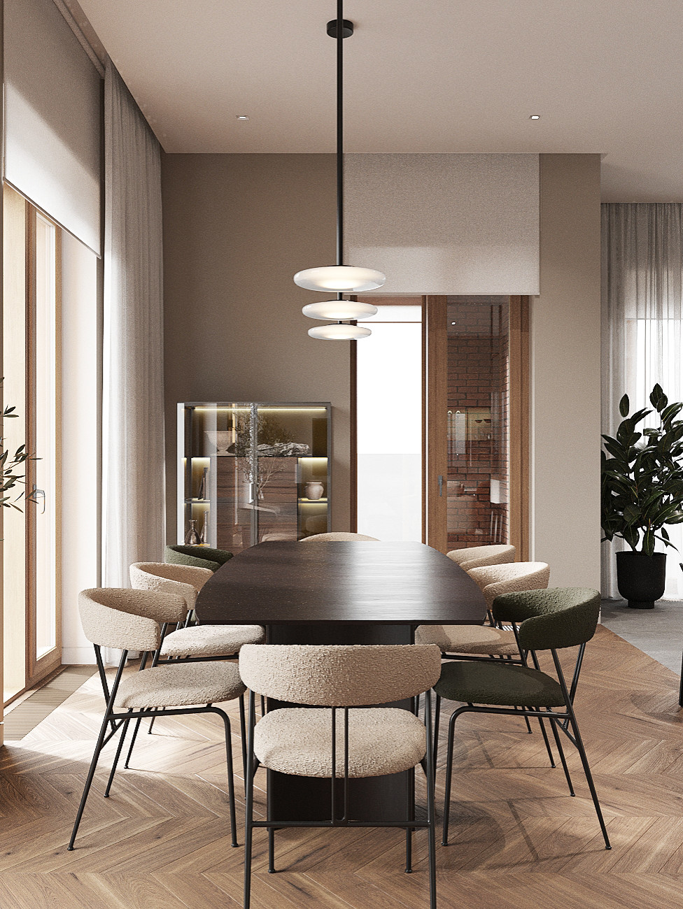 Вневременной интерьер с акцентными деталями