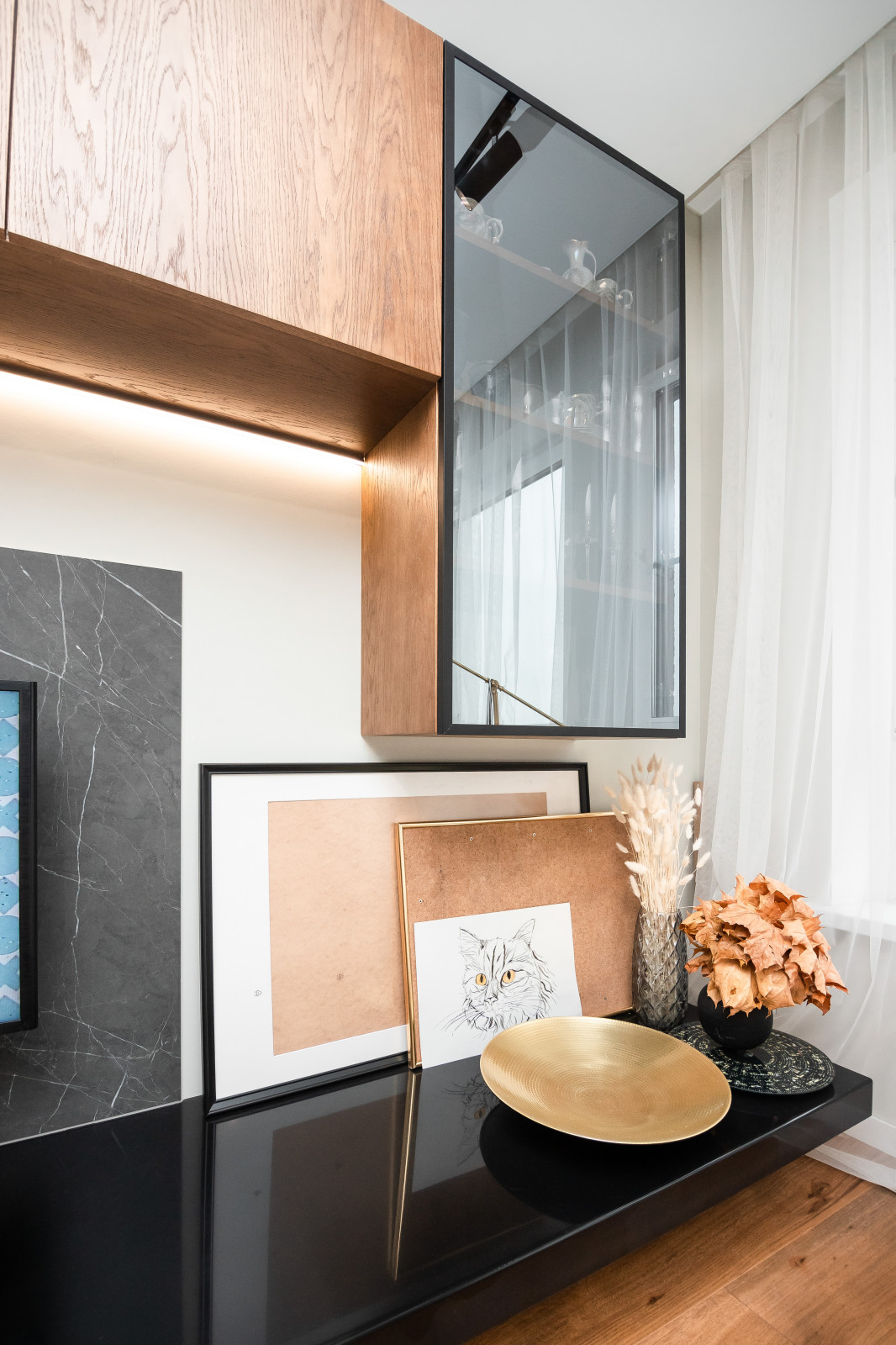 Кухня-гостиная в стиле минимализм