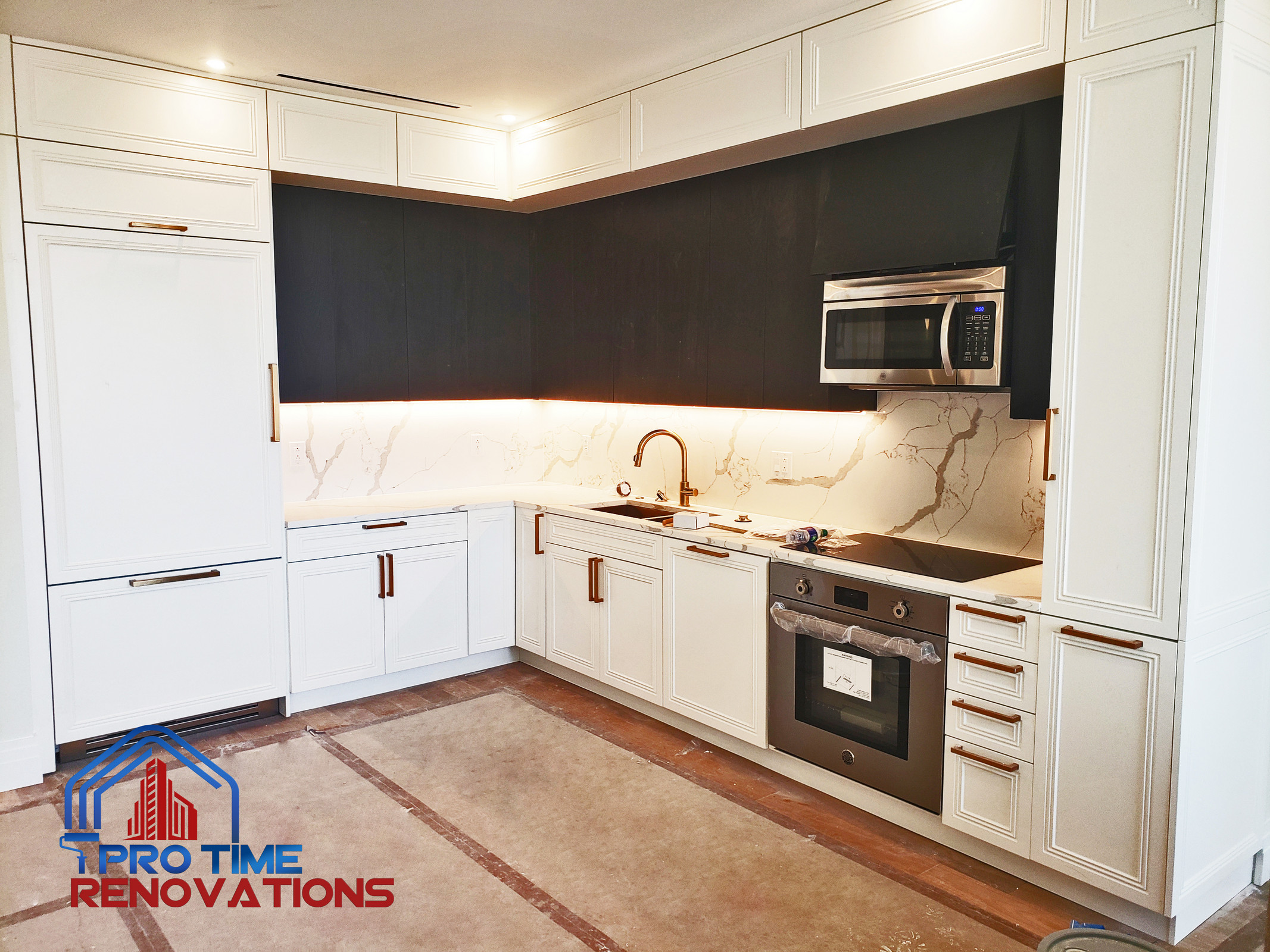 Kitchen installation.