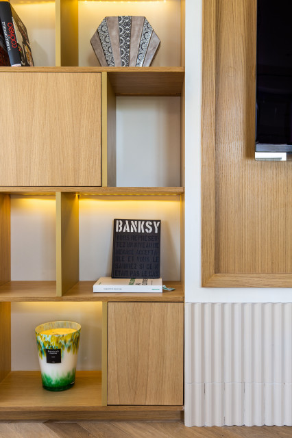 Appartement Longchamp contemporary-vardagsrum