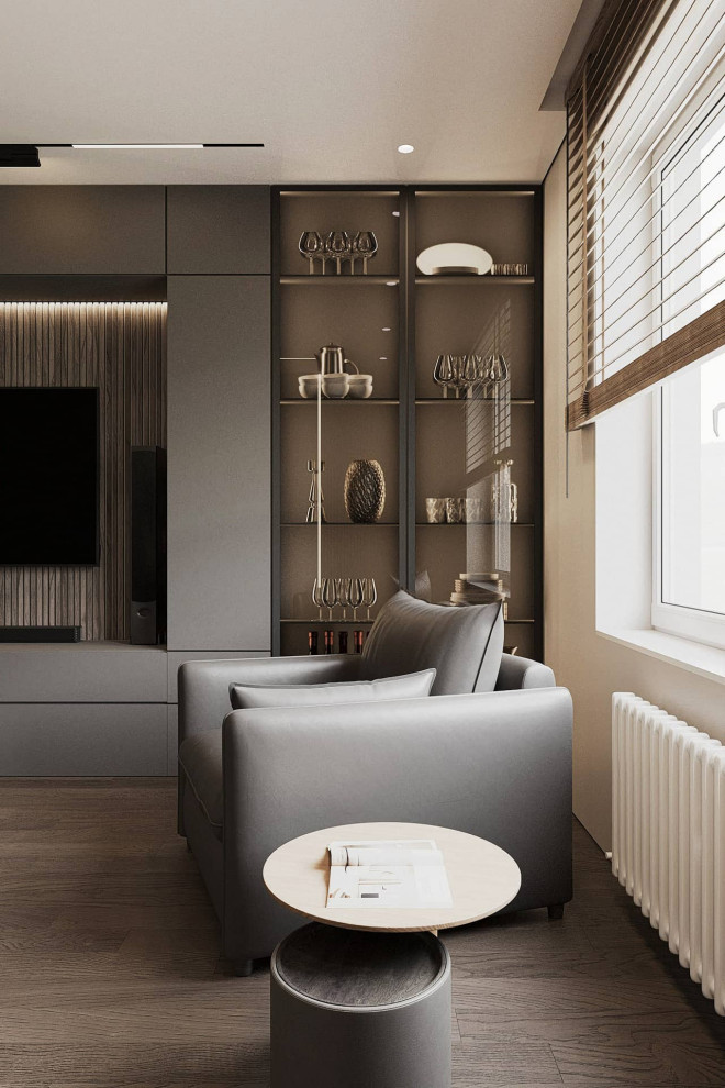 Дизайн и ремонт квартиры в ЖК «Лайм» — Этюд в кофейных тонах