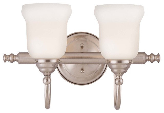 Brunswick 2 Light Bath Bar - Traditional - Bathroom Vanity Lighting - by Savoy House