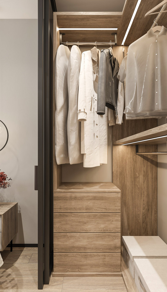 Интерьер спальни для квартиры в ЖК "Viktory Park"