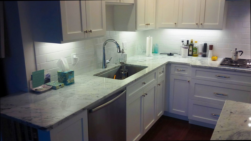 Transitional kitchen photo in Providence