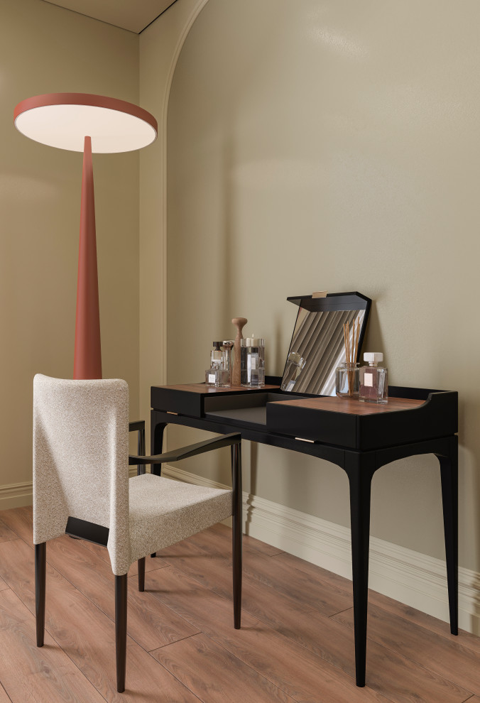 Спальня  из проекта "Оранжевый Блюз" в ЖК Neva Towers, г. Москва