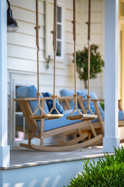 Historic Renovation & Addition coastal-veranda