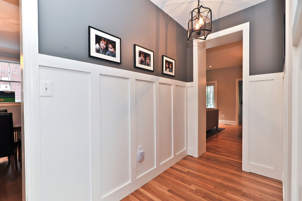 This is an example of a traditional hallway.
