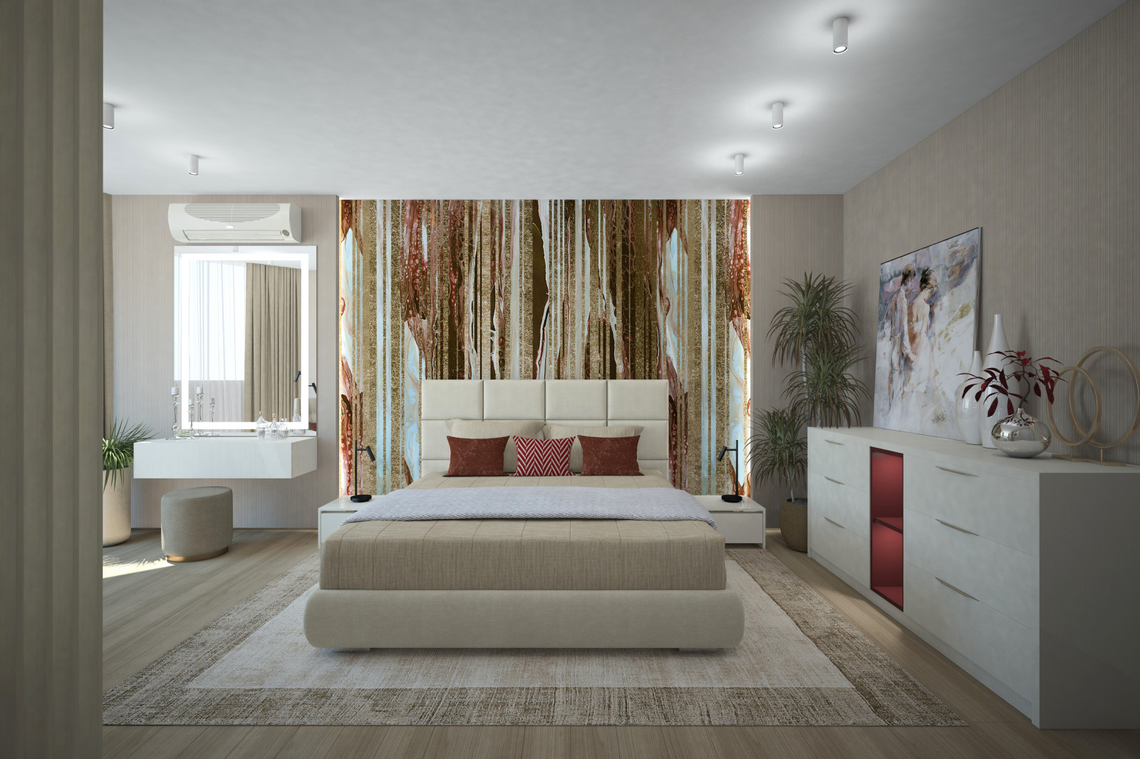 Квартира для молодоженов. Спальня В-2.