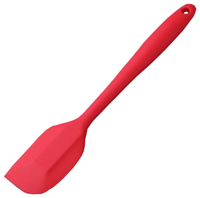 Baking Tools Big Size Silicone Spatula Cake Cream Mixing Spatula Red