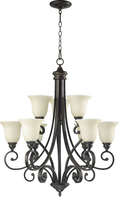 Quorum Lighting 6154 9 86 Bryant Transitional Chandelier Oiled Quorum Lighting 6154 9 86 Bryant
