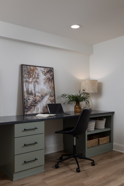 Hurstbourne - Basement minimalistisch-arbeitszimmer