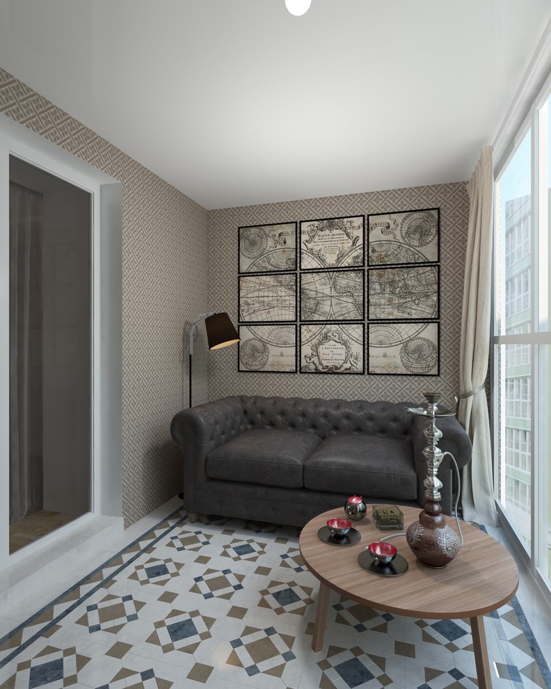 Зона отдыха на лоджии