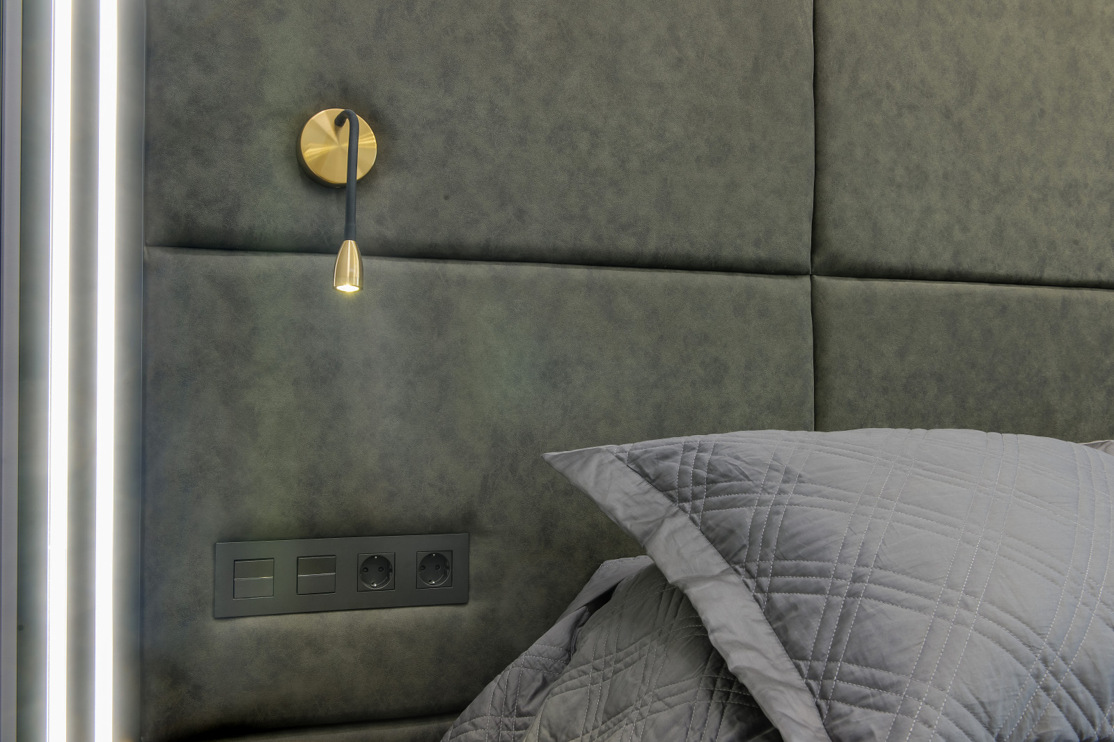 Спальня. Дизайн проект квартиры на Петровском острове