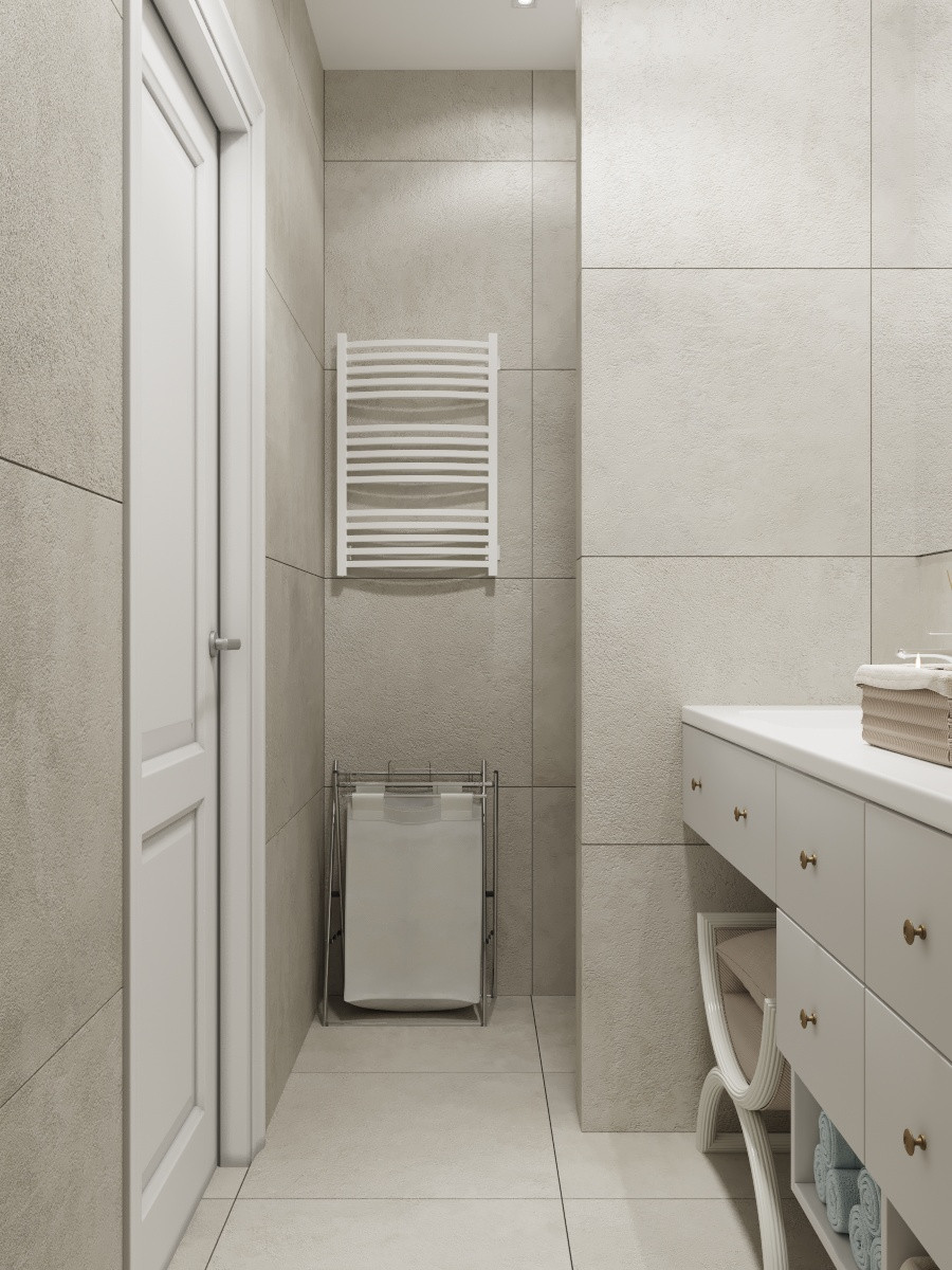 Спальня со своим санузлом .