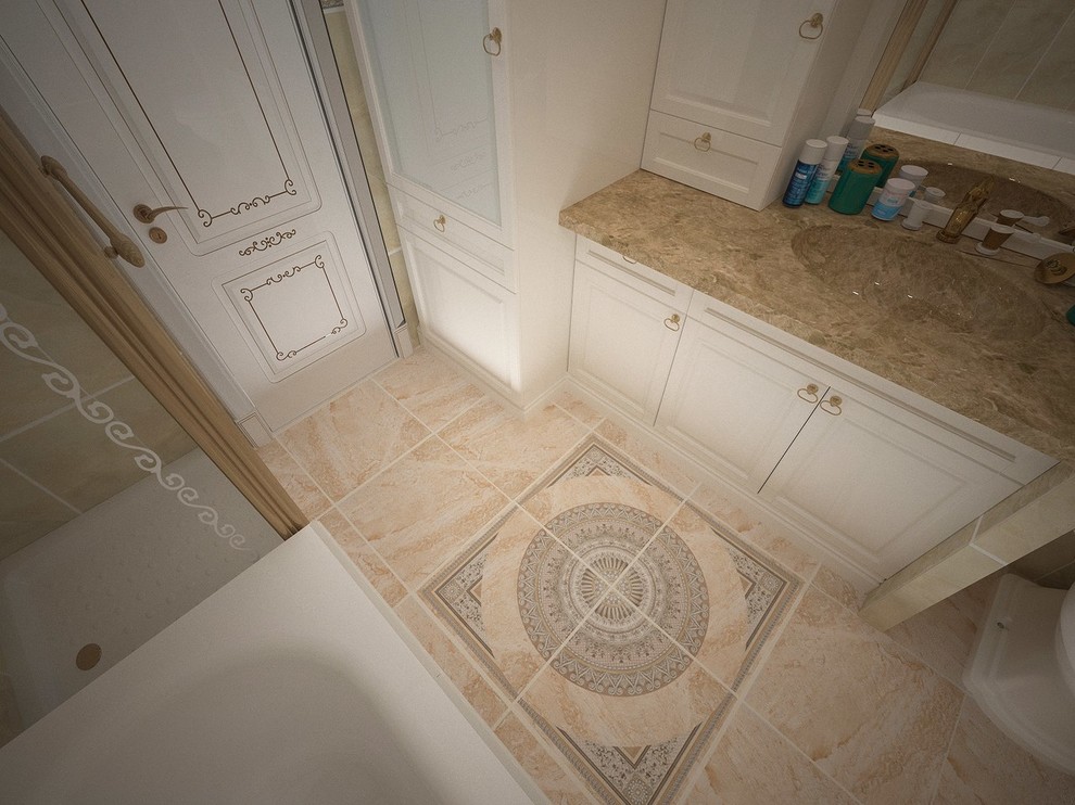 Санузел в классическом стиле