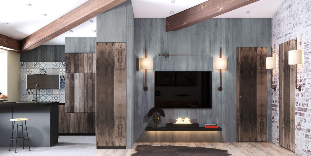 Проект для телеканала НТВ. Кухня-Гостиная